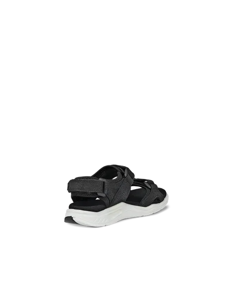 ECCO® X-Trinsic sandale de marche en nubuck pour enfant - Noir - B