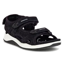 ECCO® X-Trinsic sandale de marche en nubuck pour garçon - Noir - Main