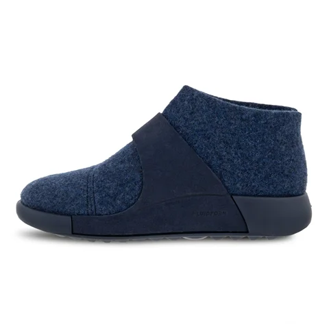 ECCO® Cozmo Houseshoe fiú belebújós cipő - Sötétkék - Inside