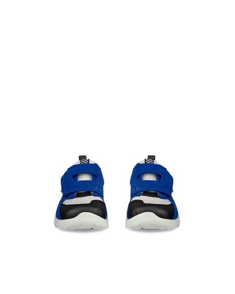 ECCO® BIOM 2.2 Infant baskets de plein air en cuir pour enfant - Bleu - Front_Pair