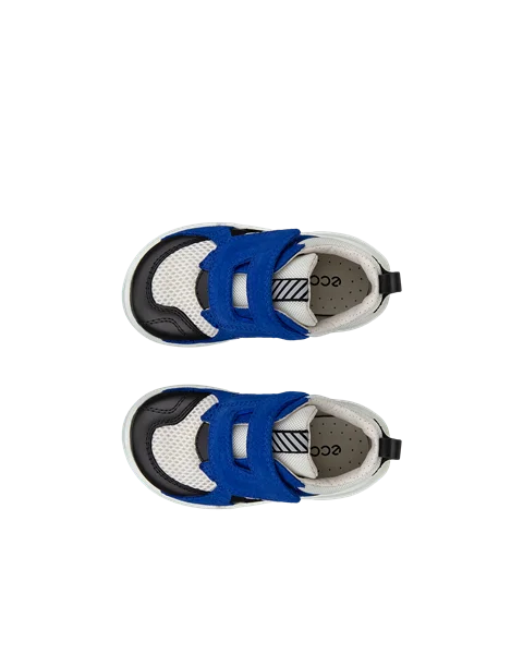 ECCO® BIOM 2.2 Infant baskets de plein air en cuir pour enfant - Bleu - Top_Left_Pair