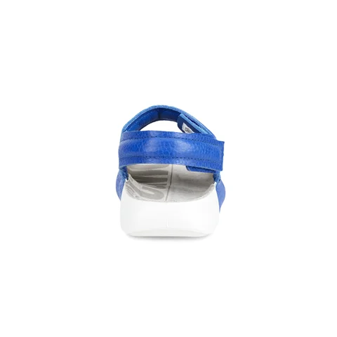 ECCO® Cozmo 60 sandale en cuir deux brides pour enfant - Bleu - Heel