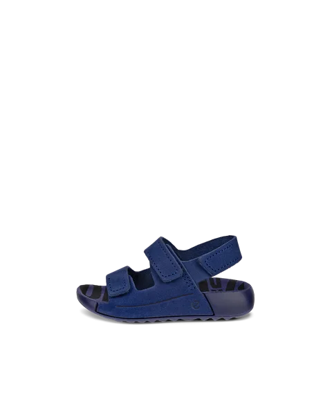 ECCO® Cozmo barn sandal to stropper nubuk - Blå - O