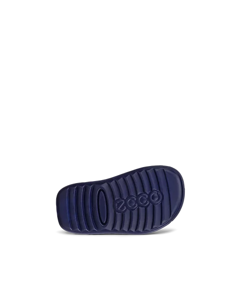 Dětské nubukové páskové sandály ECCO® Cozmo - Modrá - S