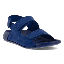 Chlapecké nubukové páskové sandály ECCO® Cozmo - Modrá - Main