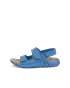 ECCO® Cozmo sandaler i læder med to remme til børn - Blå - O