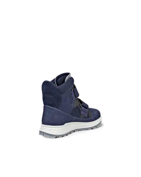 ECCO® Exostrike barn Gore-Tex halvhøy støvel nubuk - Blå - B