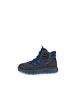 ECCO® Exostrike Kids chaussures de randonnée imperméable de plein air mi-hautes en nubuck pour enfant - Bleu - O