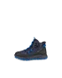 ECCO® Exostrike Kids chaussures de randonnée imperméable de plein air mi-hautes en nubuck pour enfant - Bleu - O