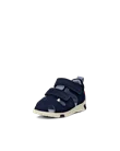 ECCO® Mini Stride Kinder Fischersandale aus Nubukleder - Blau - M
