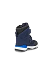ECCO® Snow Mountain bottes d'hiver en nubuck Gore-Tex pour enfant - Bleu - B