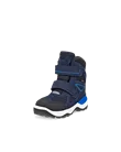 ECCO® Snow Mountain bottes d'hiver en nubuck Gore-Tex pour enfant - Bleu - M
