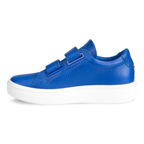 Dziecięce skórzane sneakersy ECCO® Soft 60 - Niebieski - Inside