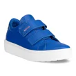Kids' ECCO® Soft 60 Leather Trainer - Blue - Main