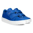 Kids' ECCO® Soft 60 Leather Trainer - Blue - Pair