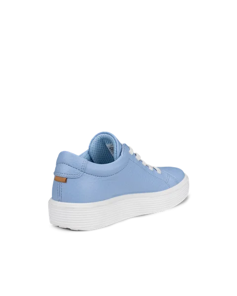Dziecięce skórzane sneakersy ECCO® Soft 60 - Niebieski - B