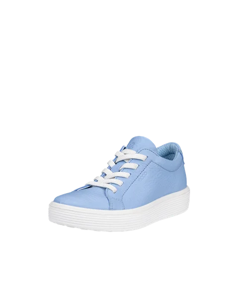 ECCO® Soft 60 gyerek bőr sneaker - Kék - M