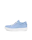 Dziecięce skórzane sneakersy ECCO® Soft 60 - Niebieski - O