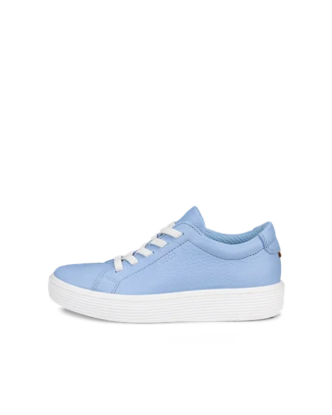 ECCO® Soft 60 gyerek bőr sneaker - Kék - O