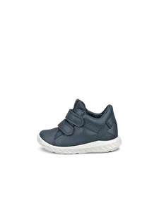 ECCO® Sp.1 Lite Infant sneakers i læder med velcro remme til børn - Blå - O