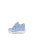 Dziecięce skórzane buty sportowe na rzepy ECCO® SP.1 Lite - Niebieski - O