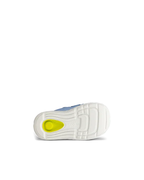 Dziecięce skórzane buty sportowe na rzepy ECCO® SP.1 Lite - Niebieski - S