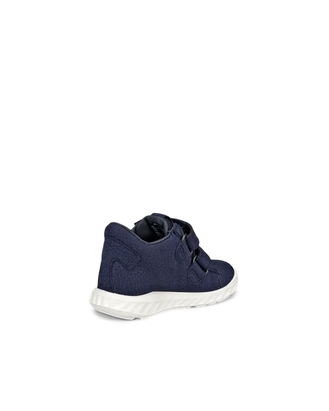 ECCO® SP.1 Lite Infant Kinder Ledersneaker mit Klettverschluss - Blau - B