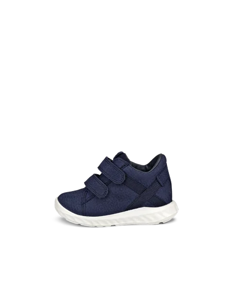 ECCO® SP.1 Lite Infant Kinder Ledersneaker mit Klettverschluss - Blau - O