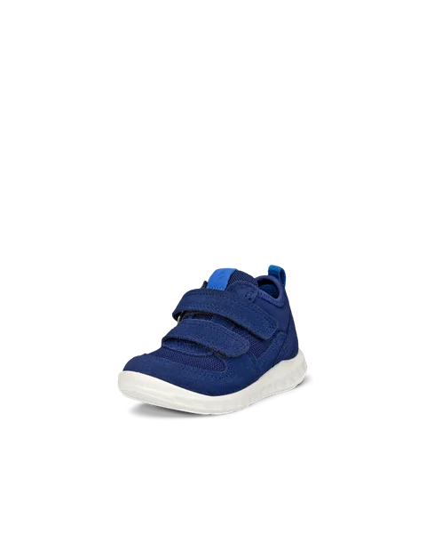 Dziecięce zamszowe sneakersy ECCO® SP.1 Lite - Niebieski - M
