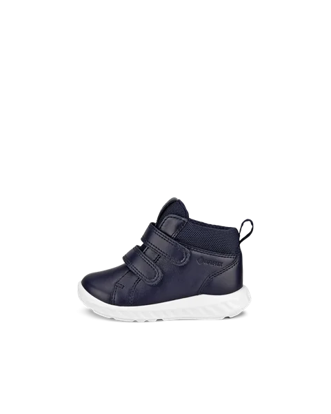 ECCO® SP.1 Lite „Gore-Tex“ odiniai sportbačiai su kibtukais vaikams - Mėlynas - O