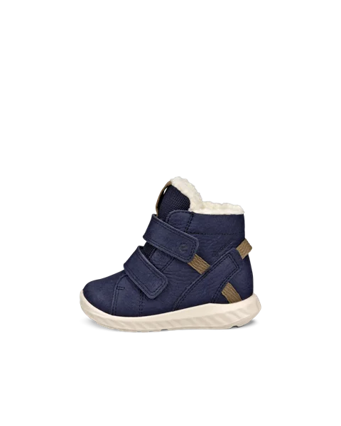 ECCO® Sp.1 Lite Infant Gore-Tex sko i nubuck til børn - Blå - O