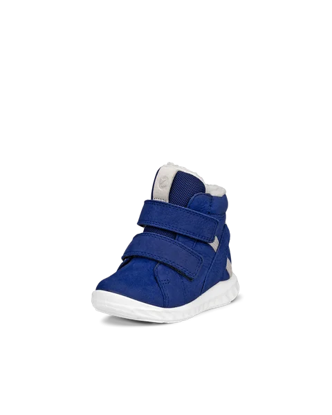 Dziecięce buty nubukowe z Gore-Tex ECCO® SP.1 Lite - Niebieski - M