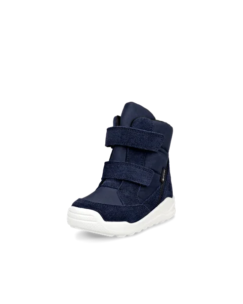 ECCO® Urban Mini barn Gore-Tex halvhøy støvel semsket skinn - Blå - M