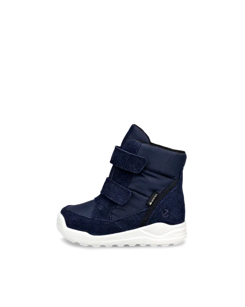 ECCO® Urban Mini barn Gore-Tex halvhøy støvel semsket skinn - Blå - O