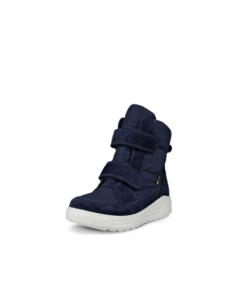 ECCO® Urban Snowboarder barn Gore-Tex vinterstøvel semsket skinn - Blå - M