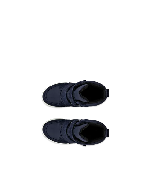 ECCO® Urban Snowboarder barn Gore-Tex vinterstøvel semsket skinn - Blå - Top_Left_Pair