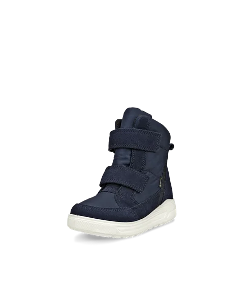 ECCO® Urban Snowboarder barn Gore-Tex vinterstøvel semsket skinn - Blå - M