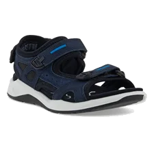 ECCO® X-Trinsic outdoor sandaler i nubuck til drenge - Blå - Main