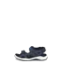 Dievčenské nubukové vychádzkové sandále ECCO® X-Trinsic - Tmavomodrá - O