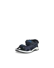 Otroški pohodniški sandal iz nubuka ECCO® X-Trinsic - Mornarsko modra - M
