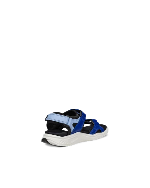 Kids' ECCO® X-Trinsic Leather Walking Sandal - Blue - B