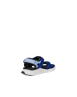 Kids' ECCO® X-Trinsic Leather Walking Sandal - Blue - B