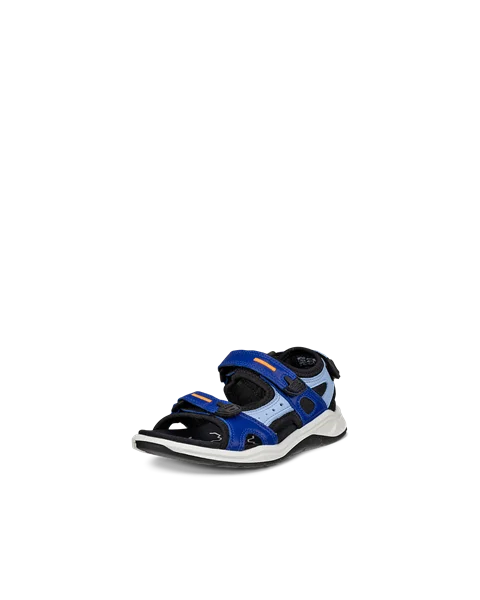 Kids' ECCO® X-Trinsic Leather Walking Sandal - Blue - M