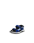 Kids' ECCO® X-Trinsic Leather Walking Sandal - Blue - M