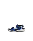 Kids' ECCO® X-Trinsic Leather Walking Sandal - Blue - O