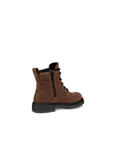 ECCO® Grainer Kinderen suède waterdichte veterboots - Bruin - B