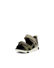 Kids' ECCO® Mini Stride Nubuck Sandal - Green - M