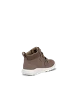 Dziecięce nubukowe buty sportowe na rzepy Gore-Tex ECCO® SP.1 Lite - Beżowy - B