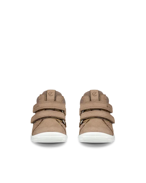 ECCO® SP.1 Lite „Gore-Tex“ nubuko sportbačiai su kibtukais vaikams - Rusvai gelsvas - Front_Pair