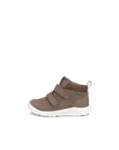 Dziecięce nubukowe buty sportowe na rzepy Gore-Tex ECCO® SP.1 Lite - Beżowy - O